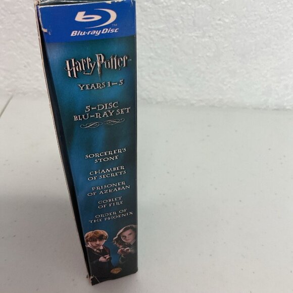 Harry Potter 5-disc Blu-ray Boxed Set Years 1-5 - Picture 2 of 8